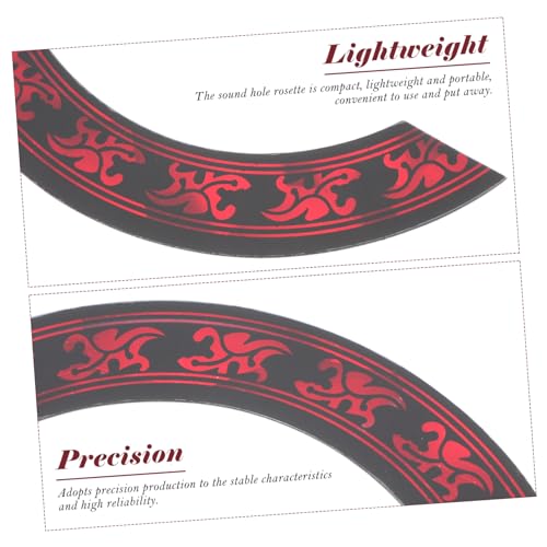 Kisangel Acoustic Guitar Sound Hole Rosette Decal Ring Sticker