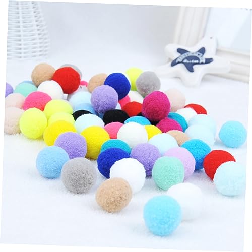 Kisangel 3 Sets Cute Soft Plush DIY Pom Balls Toy for Boys & Girls Cats