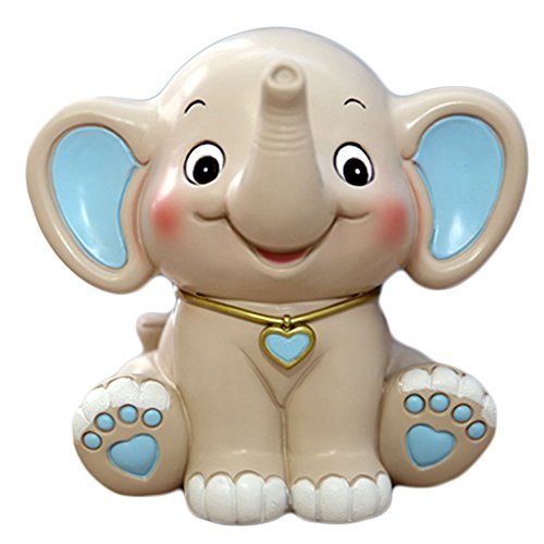 Money Box for Kids with Cartoon Elephant Design
