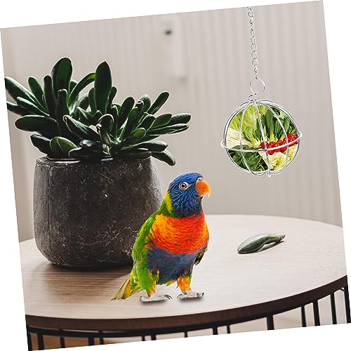 Chicken Feeder Set for Hanging Outside - Stainless Steel - 2 Pieces