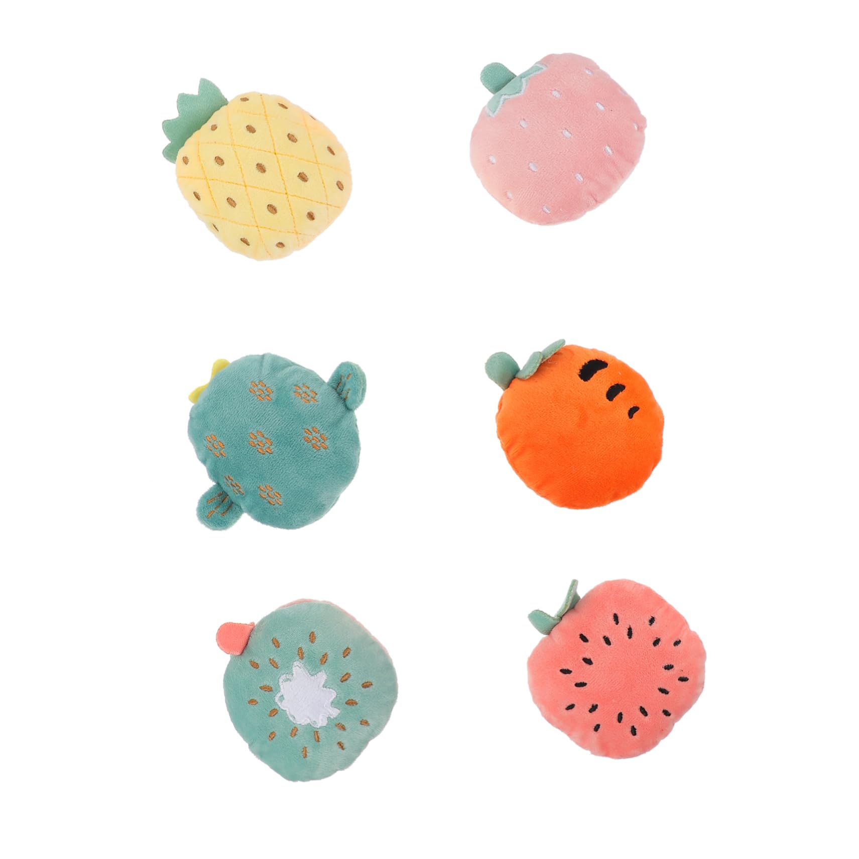 6-Piece Plush Cat Toys for Indoor Cats