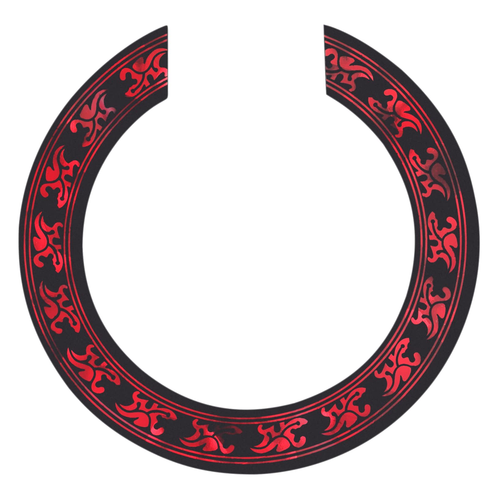Kisangel Acoustic Guitar Sound Hole Rosette Decal Ring Sticker