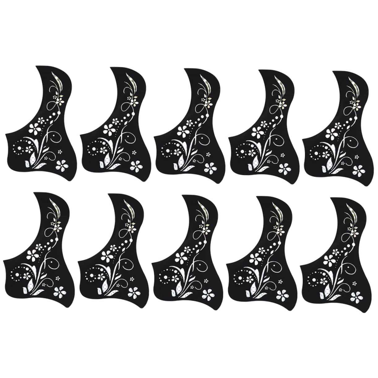 Kisangel Folk Guitar Scratch Guard Pickguard 10pcs Set