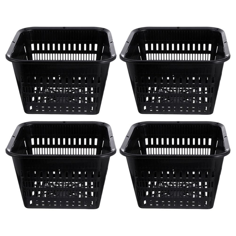 Aquatic Plant Baskets for Balcony Gardens: Set of 4
