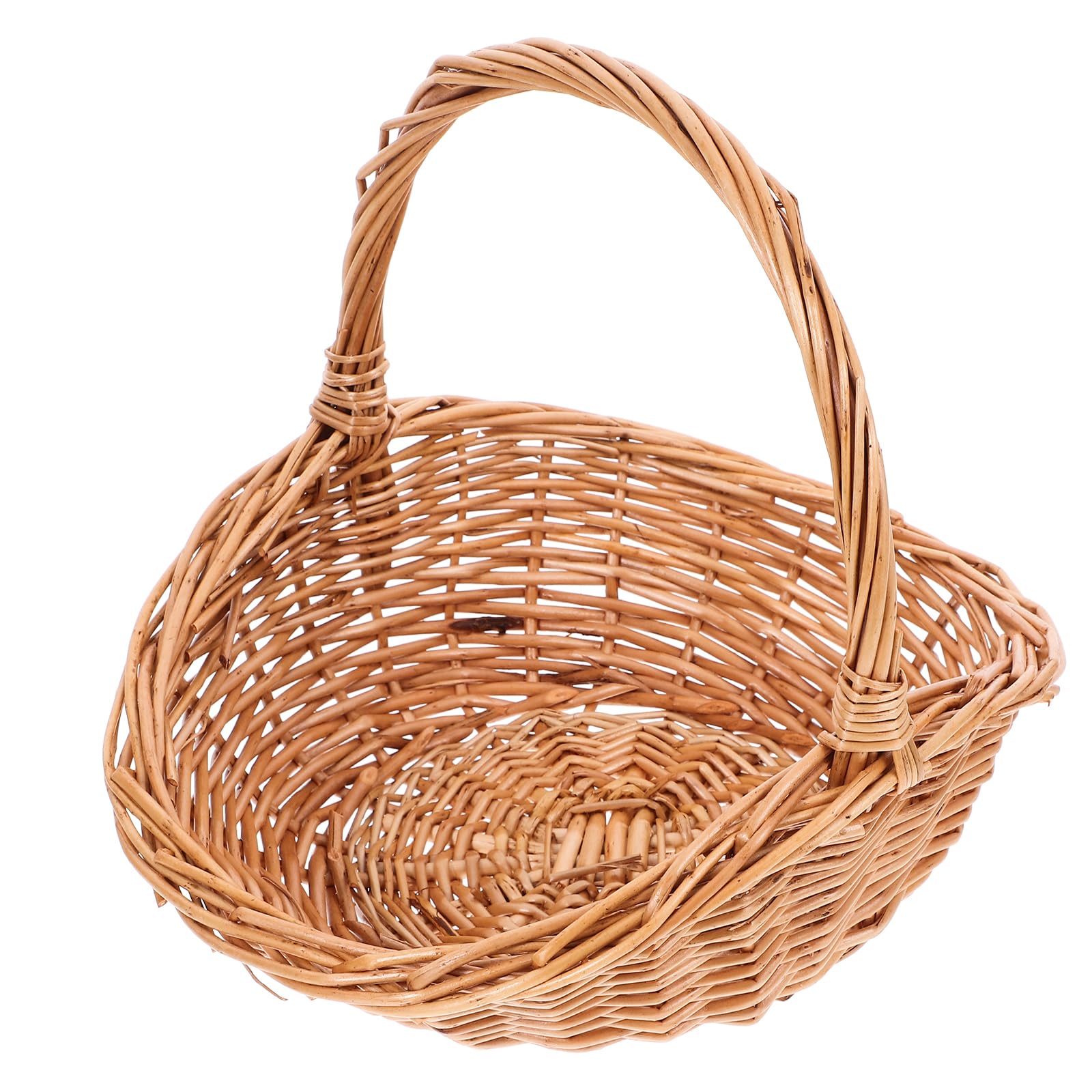 Handmade Wicker Baskets for Fruits and Vegetables: Ideal for Picnics and Gardens